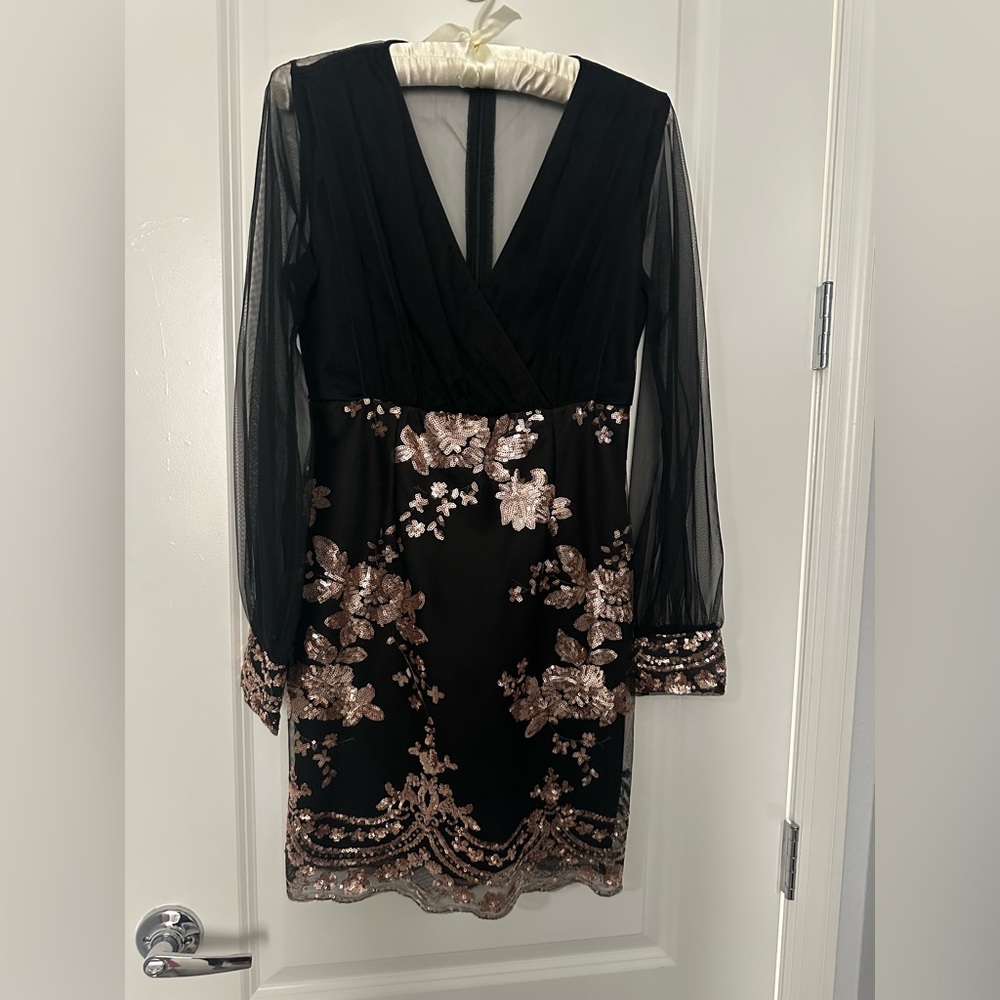 Black cocktail dress size small from SHEIN